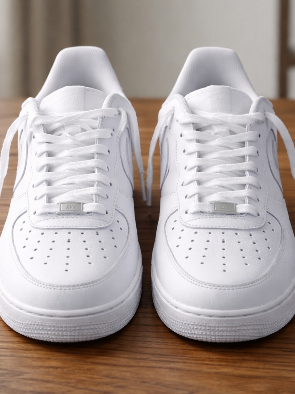 Nike Air Force 1 '07 Low Triple White Sneakers CW2288-111 Size 12